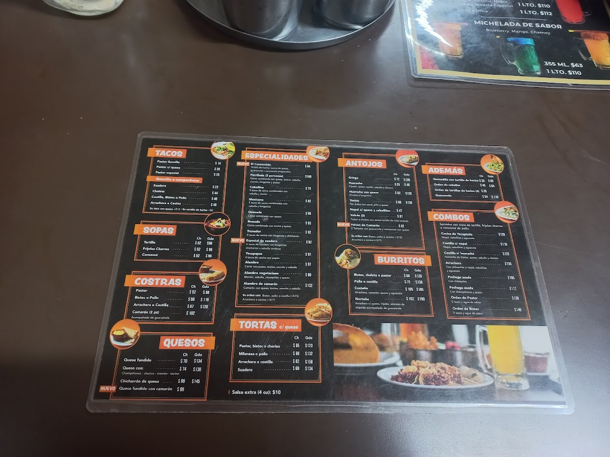 EL NARANJITO Menu - Image 4